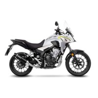 Leovince Schwarzer Auspuffschalldampfer FUR Honda CB500 X 19-21 INOX-COD.14058