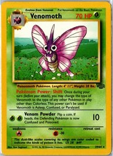 Pokemon Card - Venomoth Jungle 29/64 1999 Rare Unlimited Moderately Played on eBay