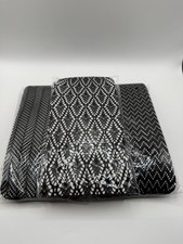 Women Patterned Fishnet Tights Black Fishnets Net Stockings Pantyhose 3 Pcs