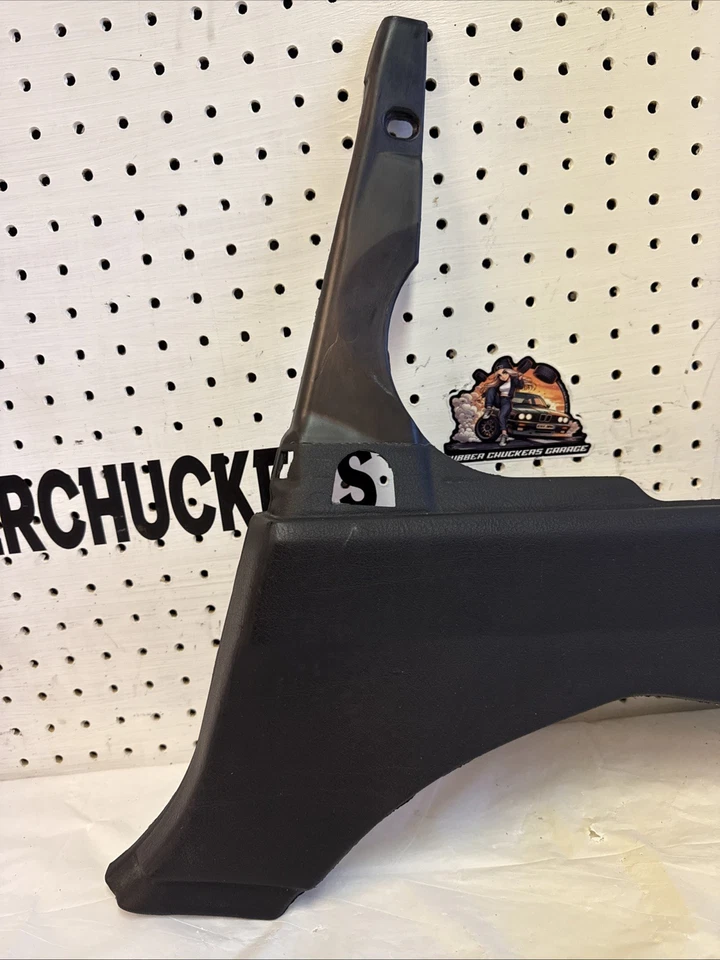 Panel lateral del asiento inferior derecho negro convertible BMW E46 OEM 00-05 323ci Foto 2 de 4