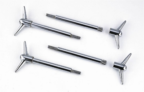 Mr Gasket 9824, Set of 4 Chrome Steel Chrome Y Wing Bolts Performance Parts - Bild 3 von 10