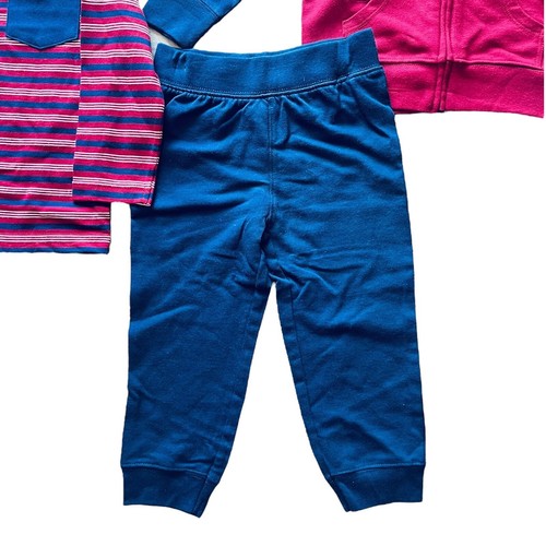 NEW Boys Clothes 3T Zip Hoodie JACKET + SHIRT+ PANTS Carters 3PC Play Pajama Set - Picture 4 of 8