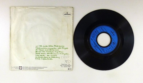 7 " Single Vinyl - Trio – Anna - Lassmichrein Lassmichraus - S11817 K34 - Picture 2 of 2