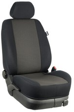 VW T5 Transporter/Carav. Maß Sitzbezüge Komplett 8-Sitzer: Lines/schwarz