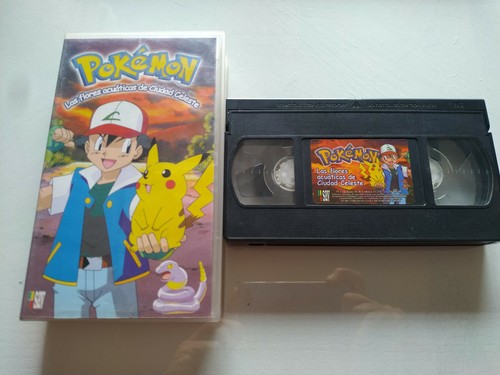 Pokemon Blumen Aquatische ciudad Hellblau 3 Folgen Vol 3 2000 - VHS Spanisch 3T - Bild 1 von 4