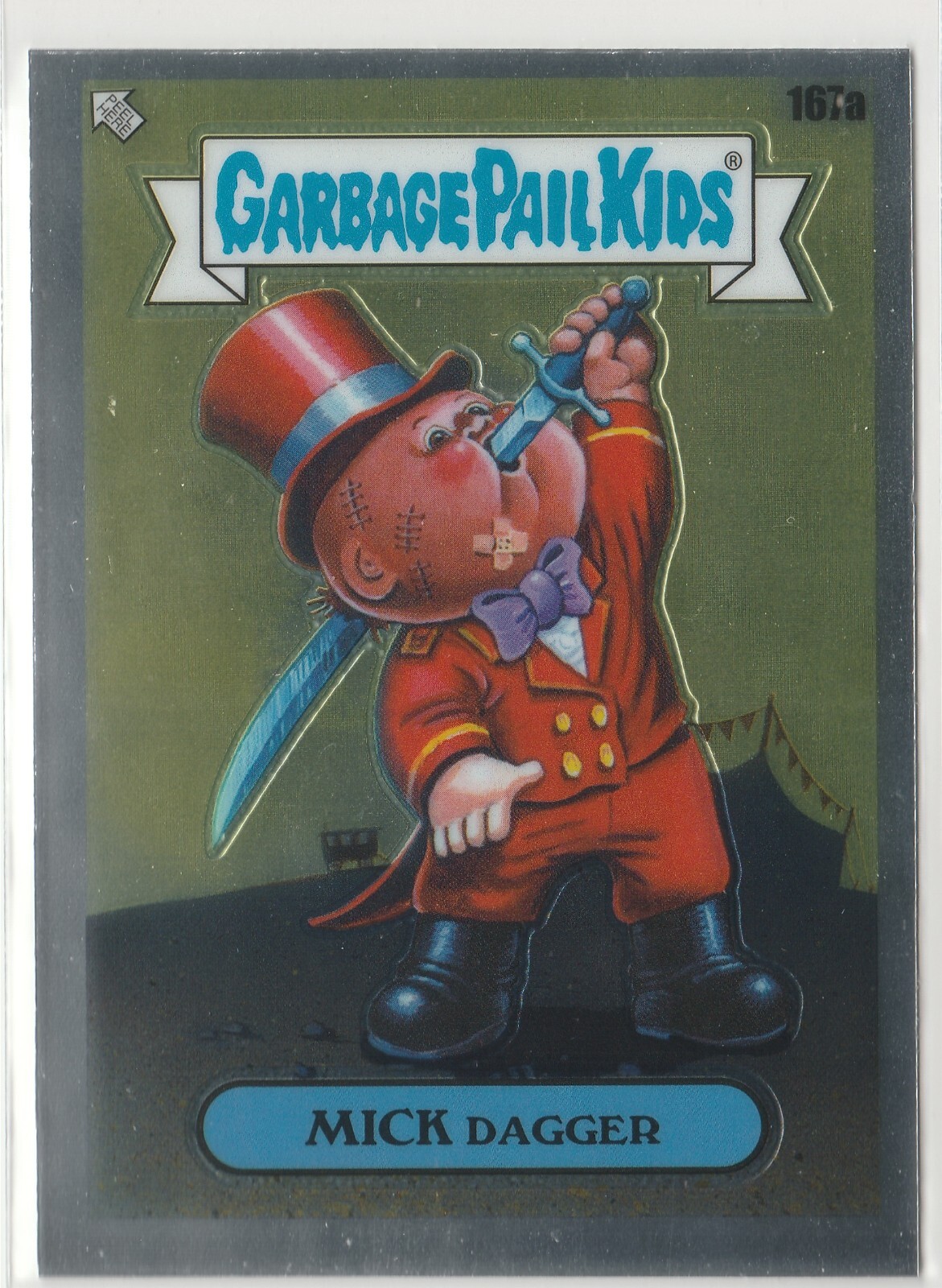 Mick Dagger #167a Garbage Pail Kids 2022 Chrome Series 5 CS5 GPK Card