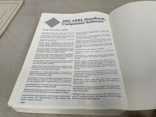 Podręcznik ARRL dla radioamatorów wydanie 2002 twarda książka szynka radio - Zdjęcie 8 z 8