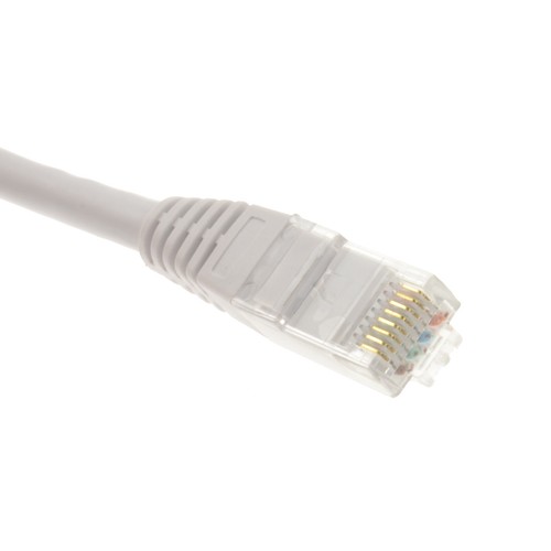 Câble d'extension réseau CAT5e-CCA UTP RJ45 mâle/femelle 0,5 m 50 cm blanc - Photo 2/3