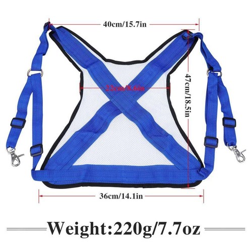 Waist Belt Shoulder Harness Offshore Stand up Accs Rod Holder Fishing Vest - Picture 3 of 10