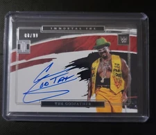  2022 Impeccable WWE On Card Auto Immortal Ink The Godfather /99