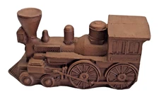 Red Mill Mfg Train Engine Locomotive 1989 Made with Crushed Pecan Shells