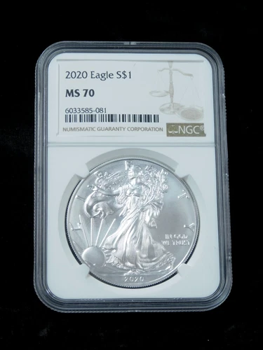 2020 $1 American Silver Eagle - NGC MS70