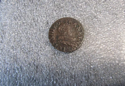 Louis XIII, Double Tournois,1er type, 1632 E ( Tours ) - Photo 1/2