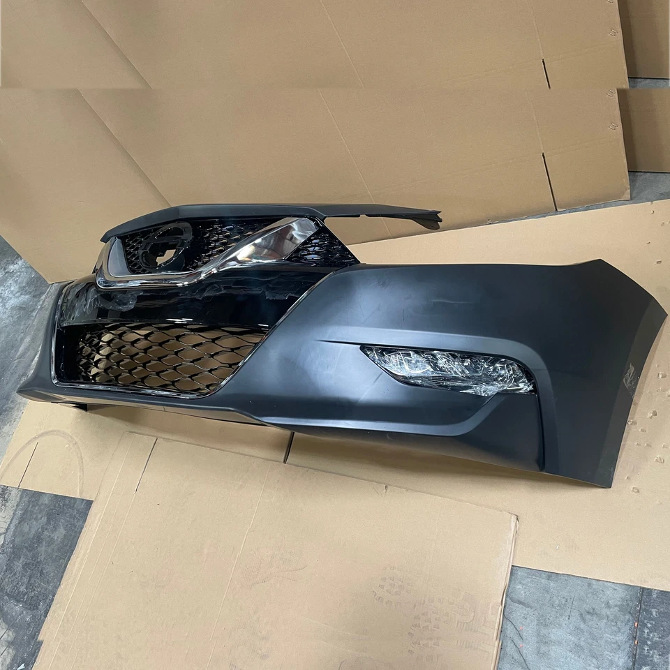 Juego de montaje de fábrica de parrilla de parachoques delantero para Nissan Máxima 2016 2018 solo recogida Foto 3 de 4