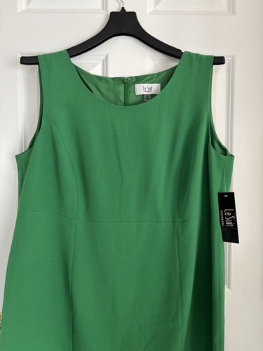 LE SUIT WOMEN'S PLUS SIZE 20W JKT/DRESS GREEN BUSINESS CASUAL WORKWEAR 206 - Picture 3 of 14