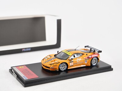 Fujimi 1/43 Ferrari 458 Italia GT2 2013 24 Stunden Von Le Mans Orange #81