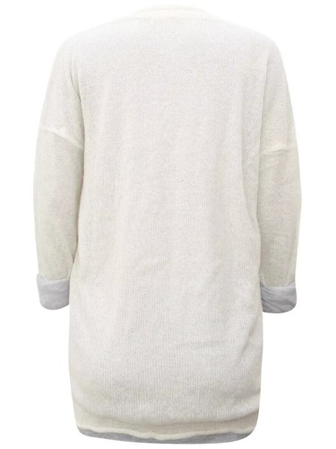 Best Connections White Women's SIZES 8-12 Wool Open Front Knitted Cardigan NWT - Picture 5 of 6