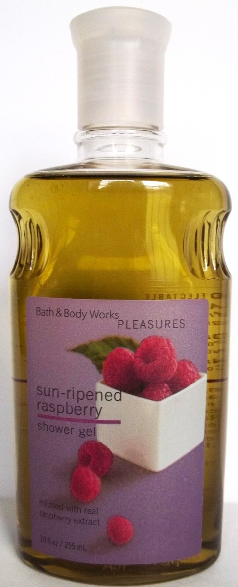 Bath Body Works SUN RIPENED RASPBERRY Shower Gel, 10 NEW x