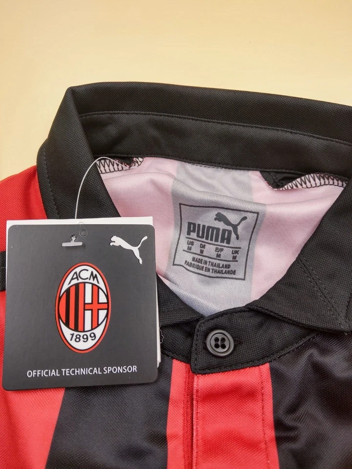 Camisetas Deporte Fútbol puma Talla M Rojo Negro Acm 1899 - Imagen 3 de 3