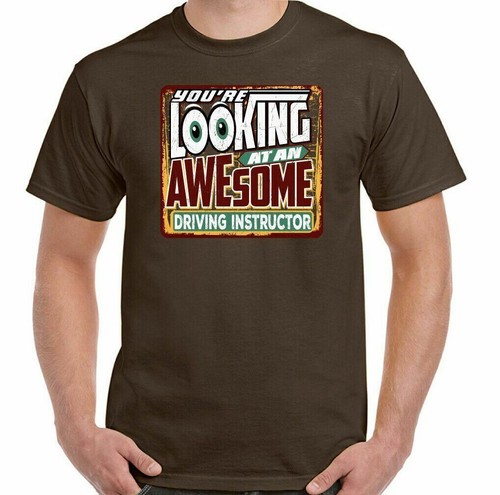 Conducción Instructor Camiseta You'Re Looking At An Awesome Mens Divertido Top - Imagen 3 de 20