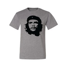 Che Guevara Face Sihouette Famous People Men Graphic Tshirt