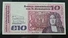 IRELAND  1978  £10 POUND SWIFT (DGC) BANKNOTE