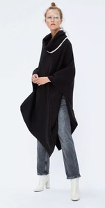 Knit New Neck Trim S Polo Jacket Roll Capo Taglia Zara YwgdZqq