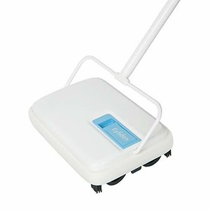 Eyliden-Carpet-and-Floor-Sweeper-Hand-Push-Automatic-Broom-with-4-White-amp-blue