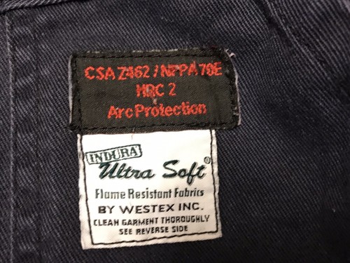 Mono de manga larga azul resistente al fuego Action West FR para hombre XL 46 - Imagen 4 de 10