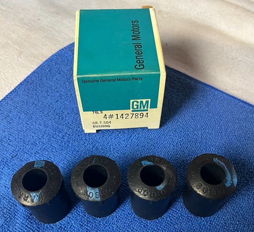 Corvette rear spring shackle bushings set (4 piece) - 1953-62 - NOS GM# 1427894