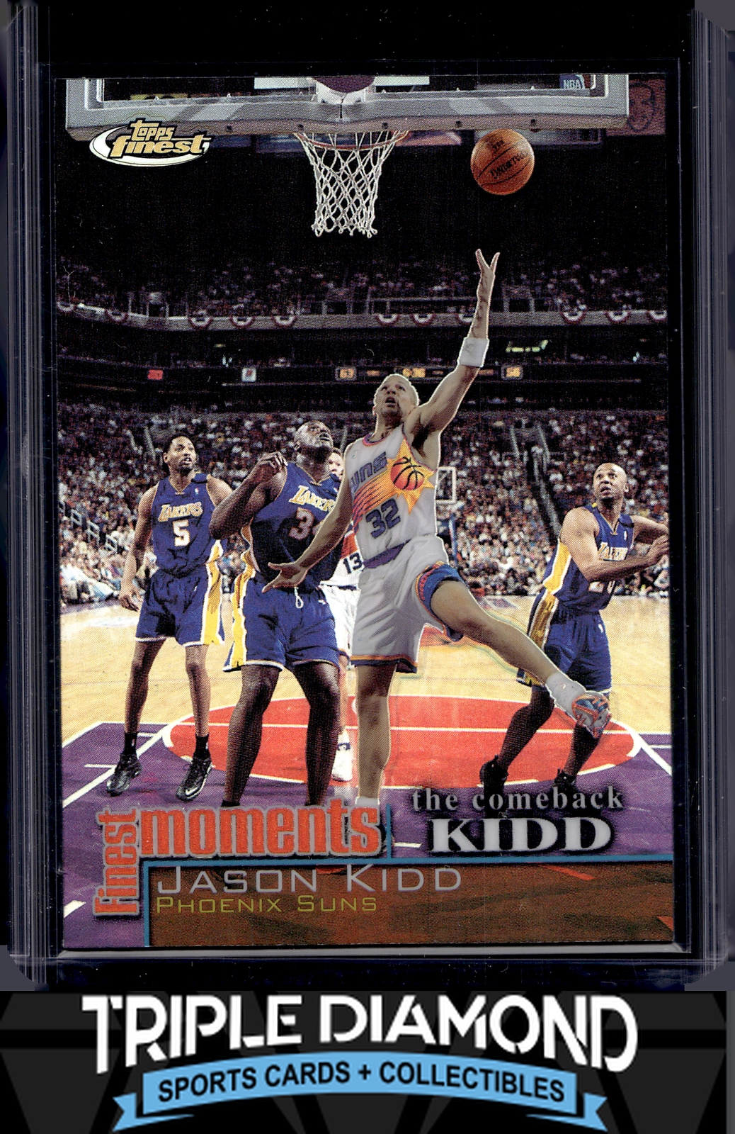 2000-01 Topps Finest #FM-JK Jason Kidd Finest Moments Refractor O91