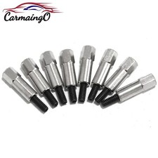 8pcs Chrome Steel Valve Cover Stud Bolts Kit For Chevy Sbc 283 305 327 350 383 8pcs Chrome Steel Valve Cover Stud Bolts Kit For Chevy Sbc 283 305 327 350 383