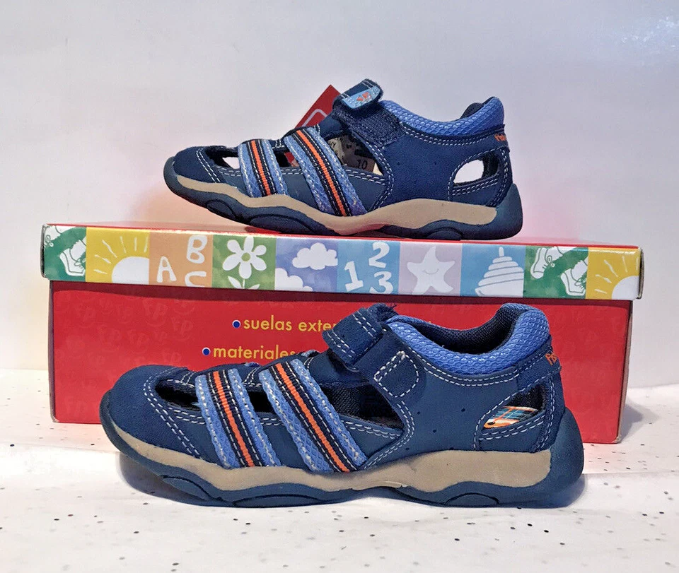 Buster Brown Toddler Boy's Fisherman Sandals Water Shoes Navy Blue Size 10M - Изображение 3 из 4