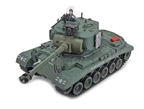 Brother RC Tank 1:18 WW2 US M26 Pershing w/ Lights, Sound & Shoots! - Picture 3 of 12