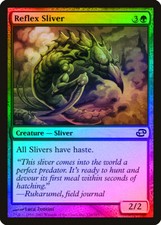 Reflex Sliver FOIL Planar Chaos NM Green Common MAGIC GATHERING CARD ABUGames