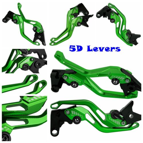 For Kawasaki Vulcan 900 (all variations) 2006-2019 5D Clutch Brake Levers Pair - Picture 1 of 10