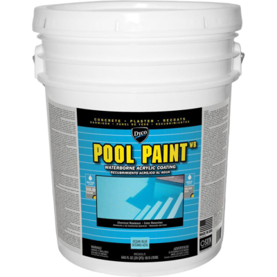 #ad 5 Gal Semi Gloss Ocean Blue Masonry Swimming Pool Acrylic Coating Exterior Paint $211.63