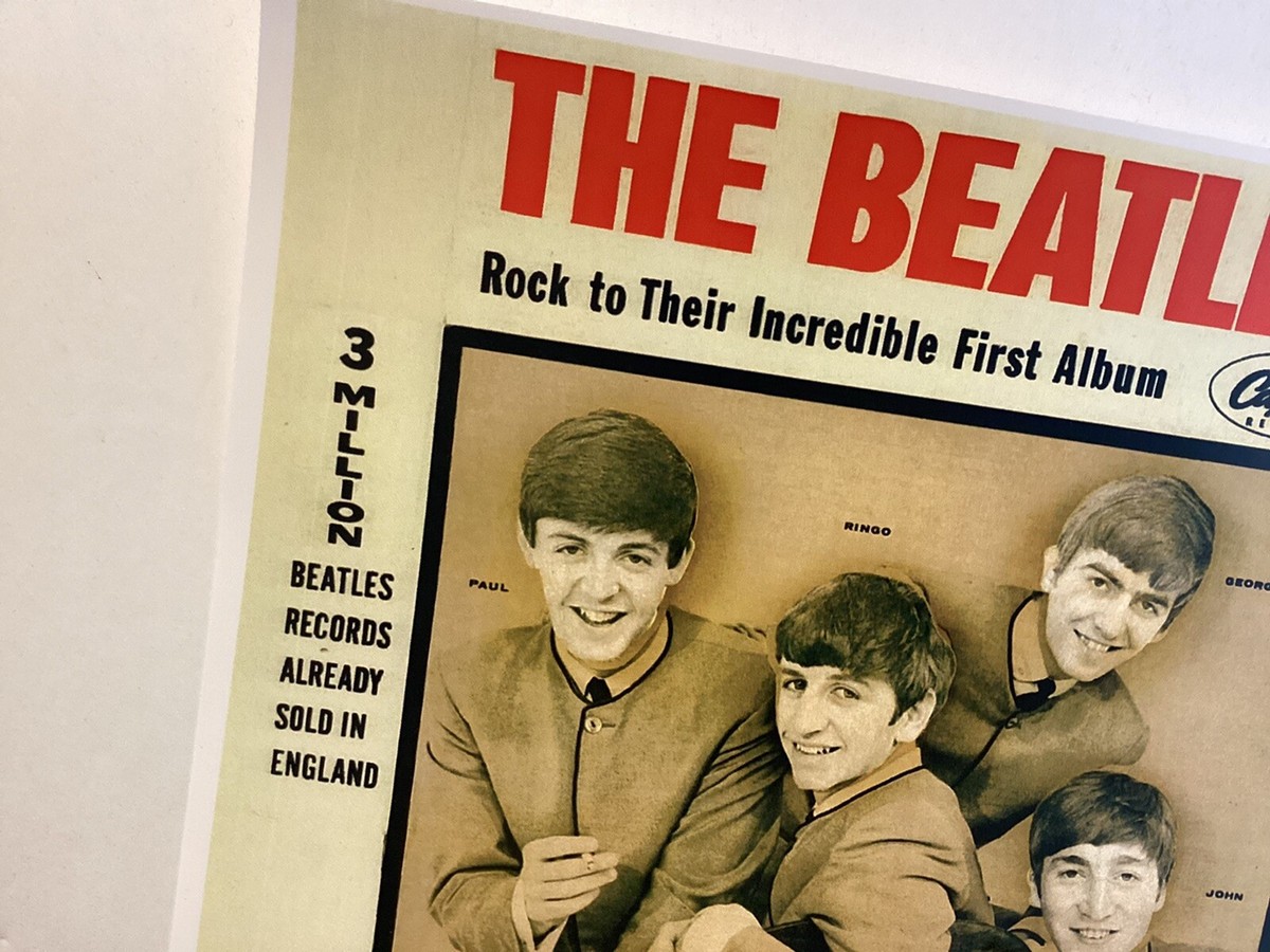1964 Beatles Tour Schedule Pittsburgh + 25 Other Cities Rare