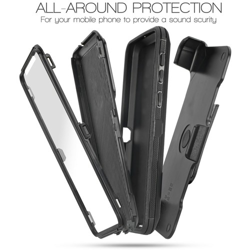 Funda con clip para cinturón para Samsung A11 A21 A21s se adapta a la pantalla incorporada de Otterbox - Imagen 9 de 81
