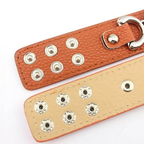 Silver Tone Fashion Women Leather Blank Disc Monogram Personalize Bracelet New - Bild 11 von 25
