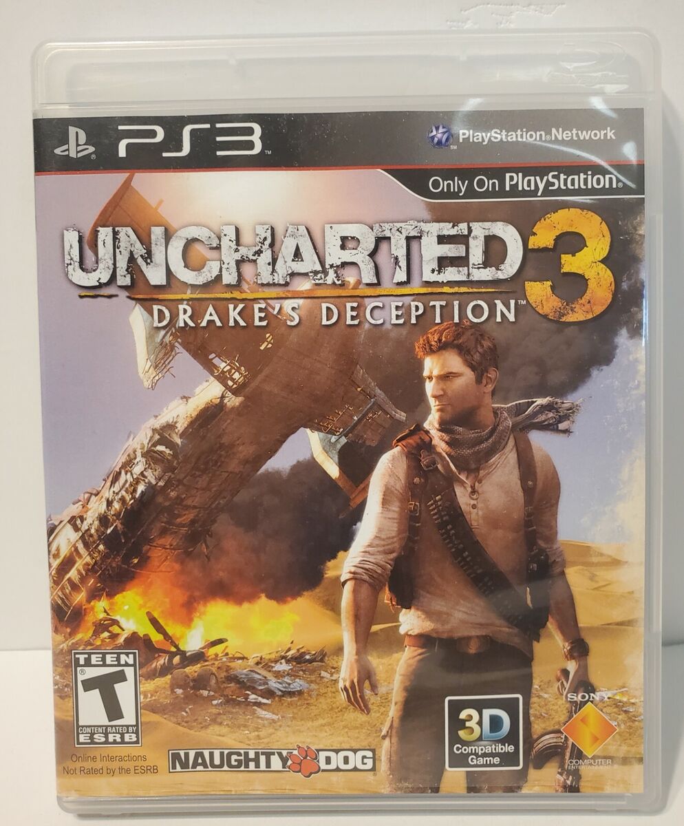 Uncharted 3: Drake's Deception (Sony PS3 Game) Tested & Complete -- EX.  COND.