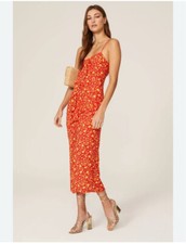Likely Sallie Floral Curvy Ruffle Midi Dress