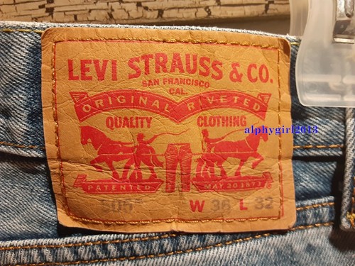 LEVI'S STRAUSS & CO Men 505 Straight Leg Jeans Size W36 - Picture 2 of 8