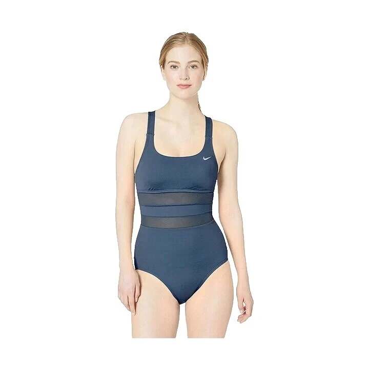 Traje de baño a rayas Nike Poliamida para Mujeres