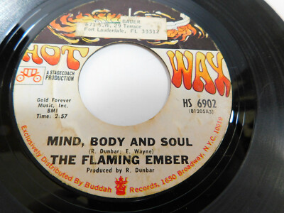 The Flaming Ember  Mind, Body And Soul 1969 7'' Single  HS 6902