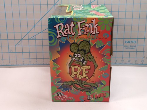 Mod Rods Ed Roth Rat Fink 1:24 Mercury Diecast + Figure, Racing Champions 2000 - Picture 4 of 7
