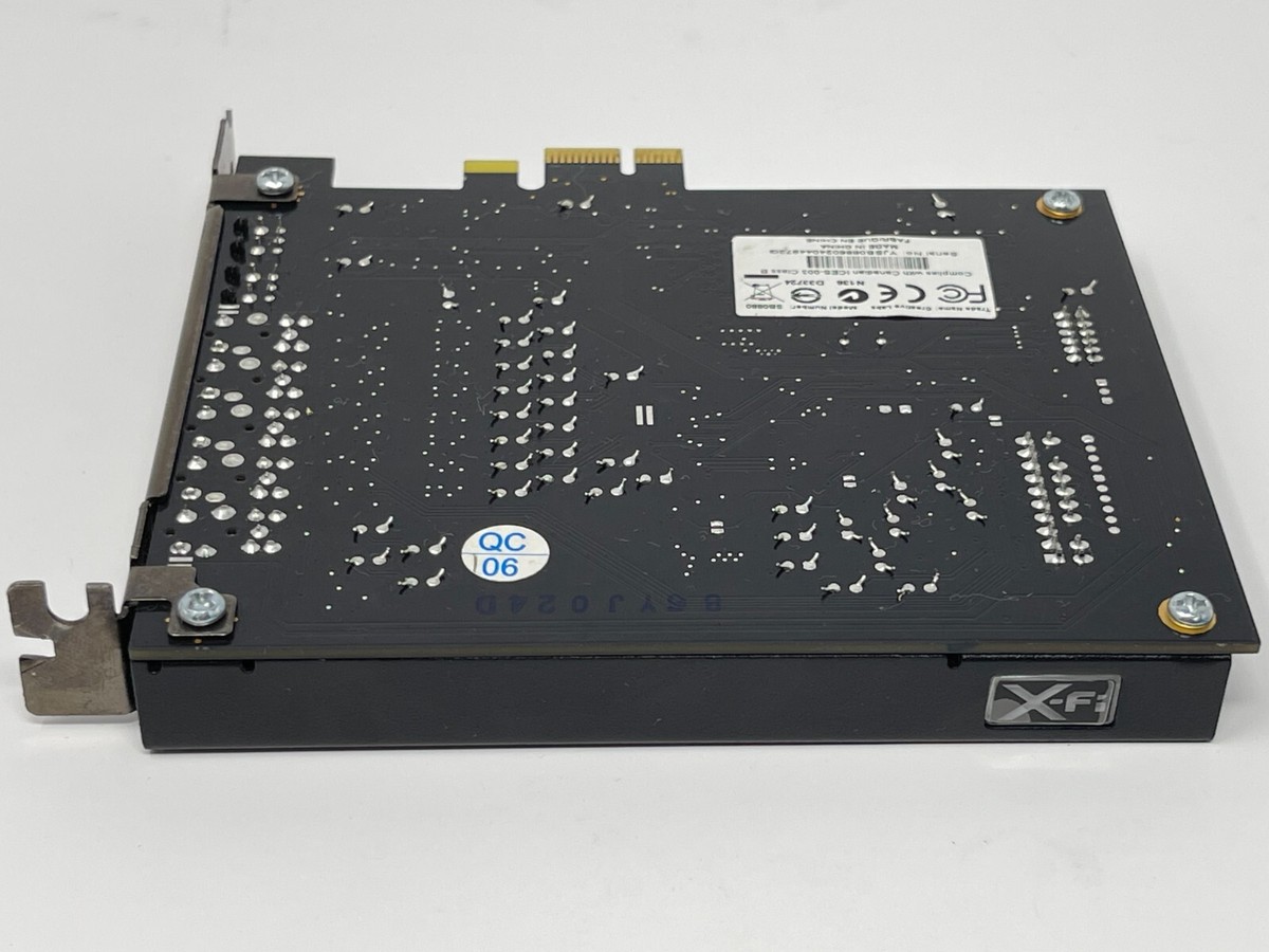Creative SoundBlaster X-Fi Titanium Fatality Pro Serie PCIe PC