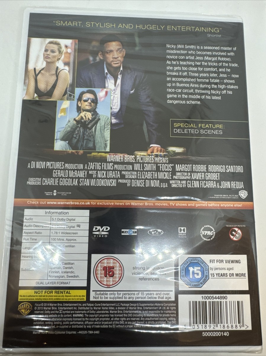 Focus DVD New and Sealed 5051892186889 | eBay UK