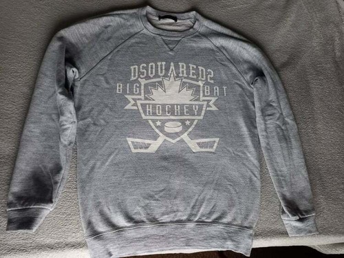 Dsquared2 grey hockey jumper, size 