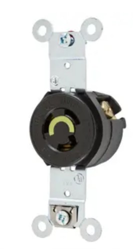 HUBBELL HBL4710 TWIST-LOCK SINGLE RECEPTACLE 2 Pole 3 Wire Grounding
